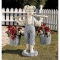 Design Toscano Flowers for Felicity Little Girl Garden Statue: Medium NG30540